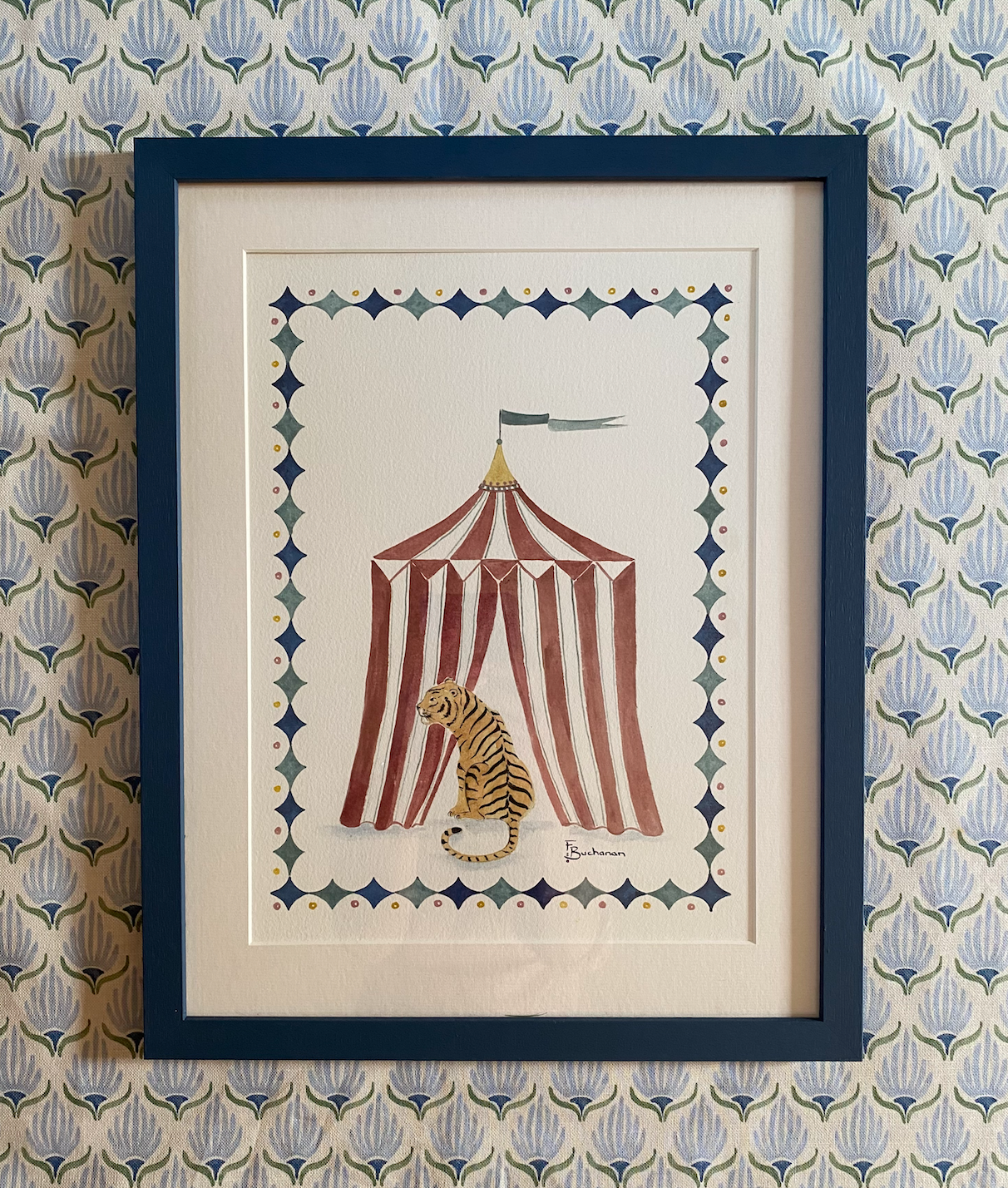 Circus Print - Tiger