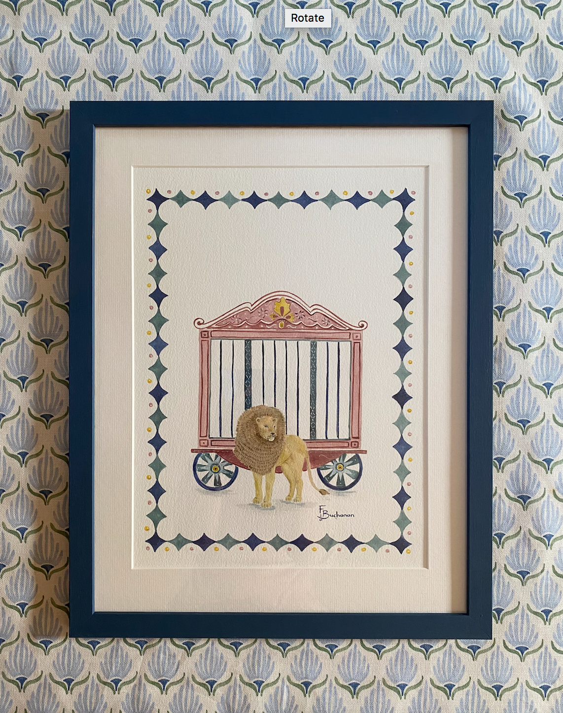 Circus Print - Lion