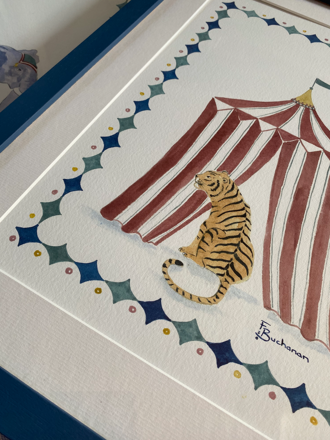 Circus Print - Tiger