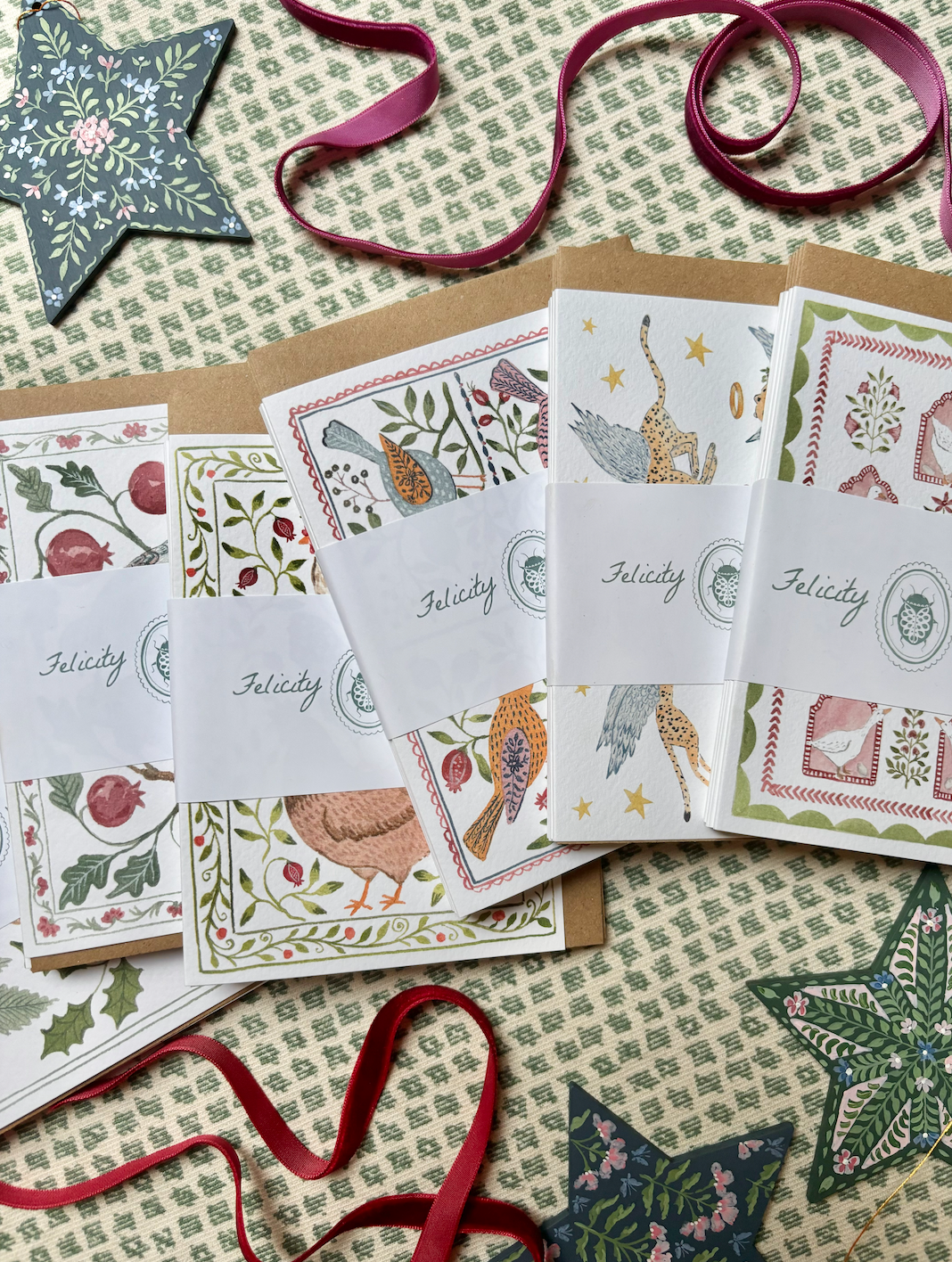 Pack of 6 mixed Christmas Cards