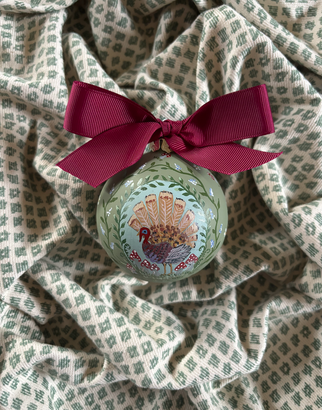 Heirloom ornament - Thanksgiving turkey